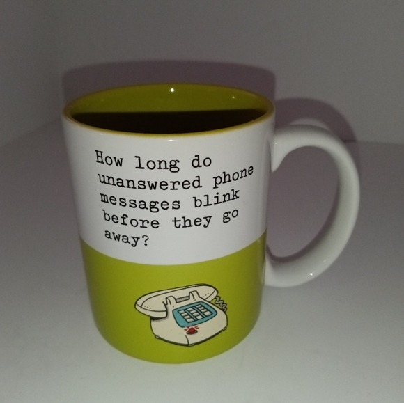 Hallmark Green & White Novelty Coffee Mug - Picture 1 of 8